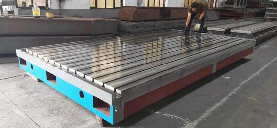 High-Density Special T-Slotted Floor Plates Cast Iron Bed Plates